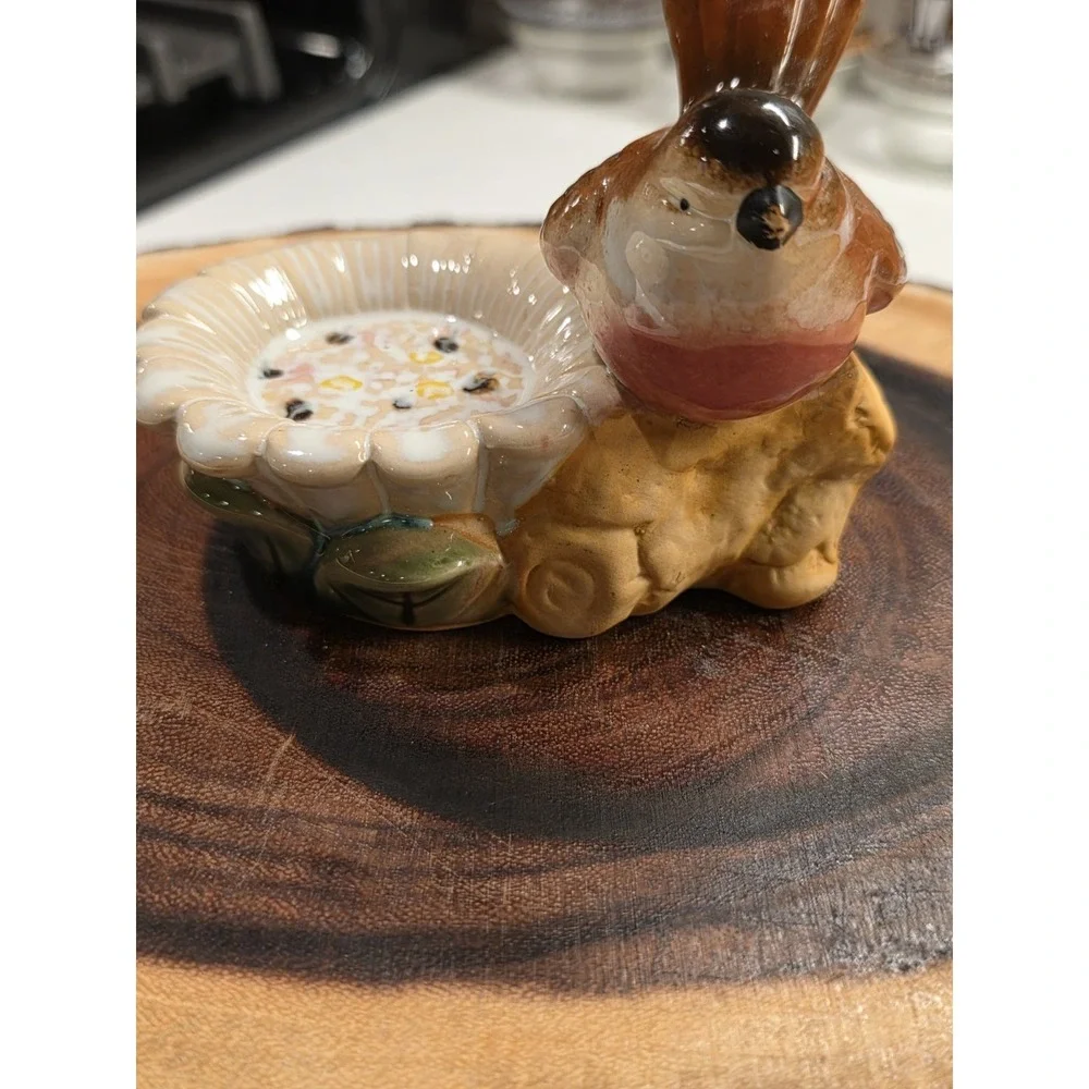 Vintage Ceramic Bird Tea light Holder